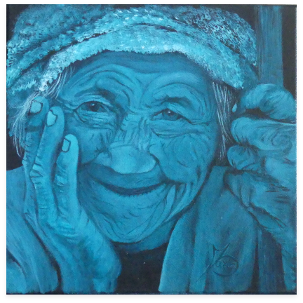 Elle est restée espiègle